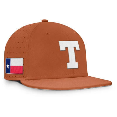 Men's Nike Texas Orange Texas Longhorns On-Field Dugout True Performance Fitted Hat
