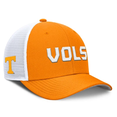 Men's Nike Tennessee Orange Tennessee Volunteers 2025 Dugout Coaches Rise Performance Trucker Adjustable Hat