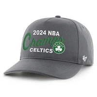 Men's '47 Charcoal Boston Celtics 2024 NBA Finals Champions Hitch Adjustable Hat