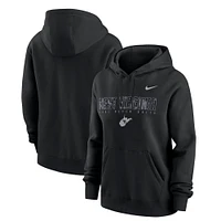 Women's Nike Black West Virginia Mountaineers Coal Never Quits Pullover Hoodie