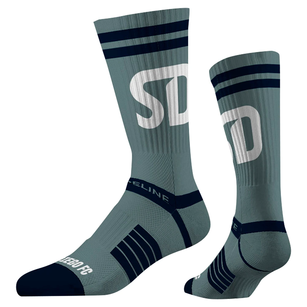 Unisex Strideline San Diego FC  Color Block Tube Socks