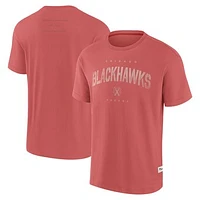 Men's Fanatics Red Chicago Blackhawks Elements Weathered Tonal Future Ground T-Shirt