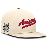Men's Nike Natural Arizona Wildcats Primetime True Performance Fitted Hat