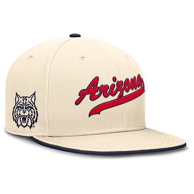 Men's Nike Natural Arizona Wildcats Primetime True Performance Fitted Hat