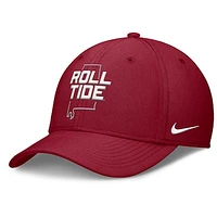 Men's Nike Crimson Alabama Crimson Tide Local Swoosh Flex Hat