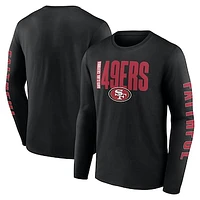 Men's Fanatics  Black San Francisco 49ers Big & Tall Vision Long Sleeve T-Shirt