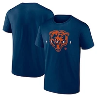 Men's Fanatics Navy Chicago Bears Big & Tall Coordinate T-Shirt