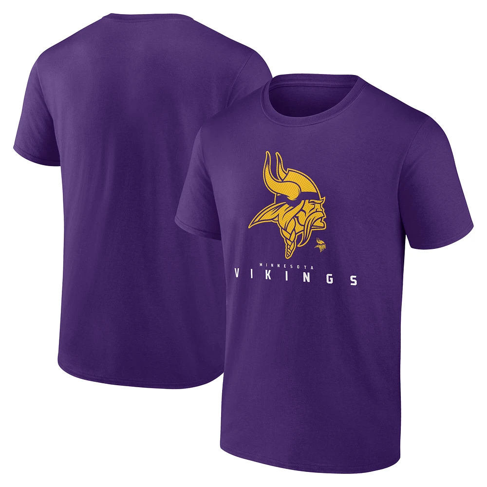 Men's Fanatics Purple Minnesota Vikings Big & Tall Coordinate T-Shirt