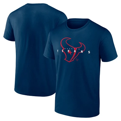 Men's Fanatics Navy Houston Texans Big & Tall Coordinate T-Shirt