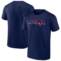 Men's Fanatics Navy New England Patriots Big & Tall Coordinate T-Shirt