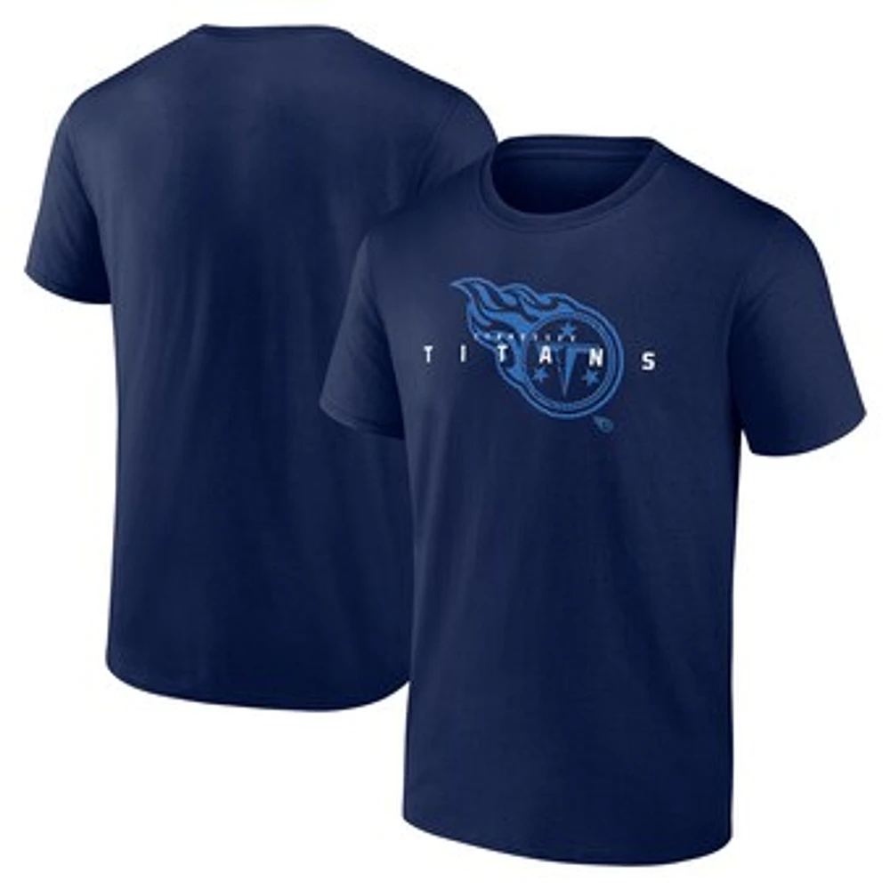 Men's Fanatics Navy Tennessee Titans Big & Tall Coordinate T-Shirt