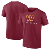 Men's Fanatics Burgundy Washington Commanders Big & Tall Coordinate T-Shirt