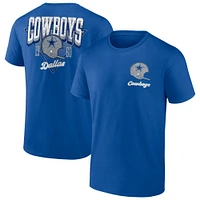 Men's Fanatics Royal Dallas Cowboys Big & Tall Throwback Logo T-Shirt