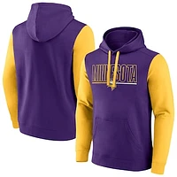 Men's Fanatics Purple Minnesota Vikings Big & Tall Outline Pullover Hoodie