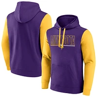 Men's Fanatics Purple Minnesota Vikings Big & Tall Outline Pullover Hoodie