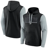 Men's Fanatics Black Las Vegas Raiders Big & Tall Outline Pullover Hoodie