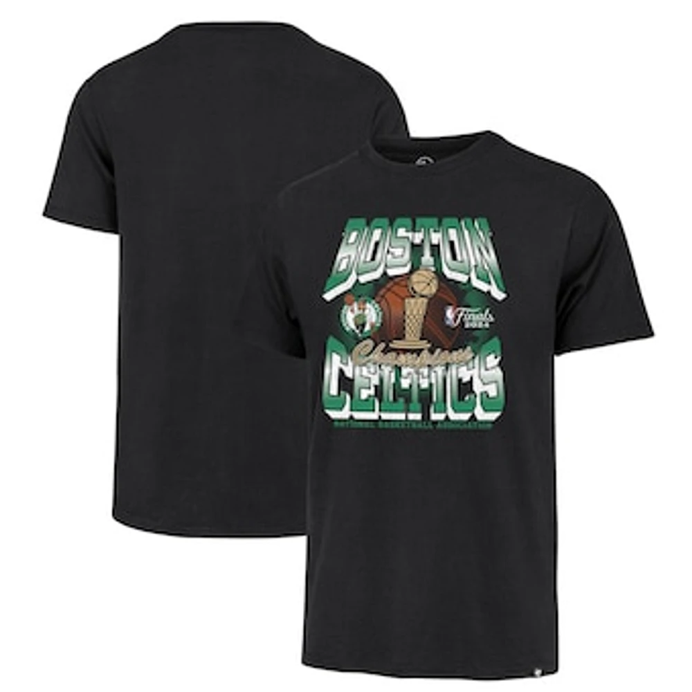 Men's '47 Black Boston Celtics 2024 NBA Finals Champions Retro Franklin T-Shirt