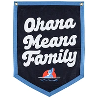 Oxford Pennant Lilo and Stitch Ohana Means Family Camp Flag