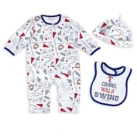 Newborn & Infant WEAR by Erin Andrews Texas Rangers Sleep Play Set