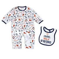 Newborn & Infant WEAR by Erin Andrews Houston Astros Sleep Play Set