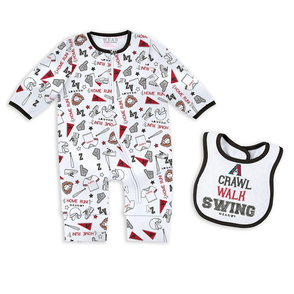 Newborn & Infant WEAR by Erin Andrews Arizona Diamondbacks Sleep Play Set