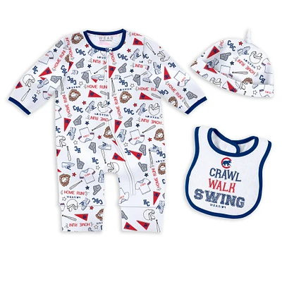 Newborn & Infant WEAR by Erin Andrews Chicago Cubs Sleep Play Set