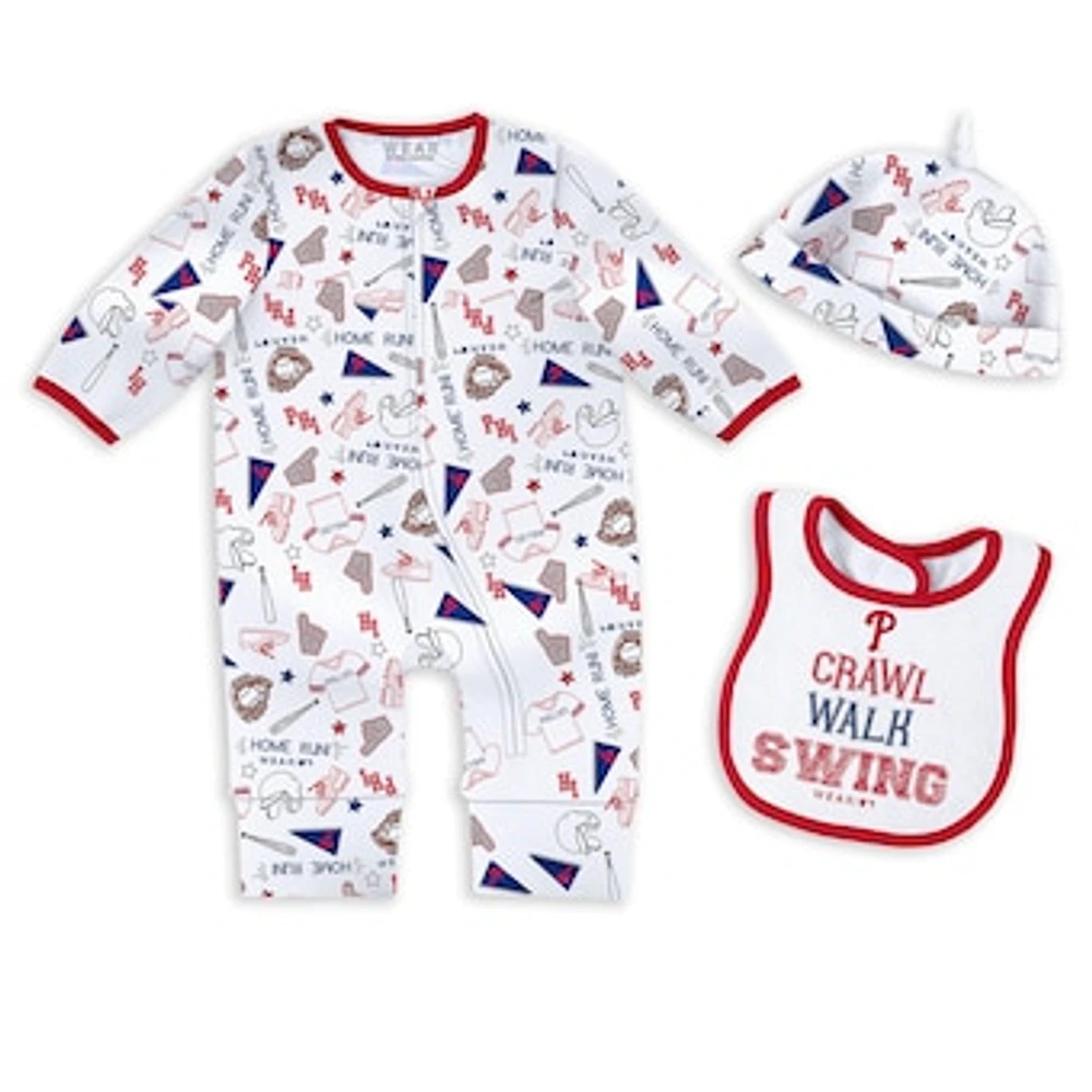 Newborn & Infant WEAR by Erin Andrews Philadelphia Phillies Sleep Play Set