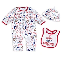 Newborn & Infant WEAR by Erin Andrews Philadelphia Phillies Sleep Play Set