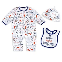 Newborn & Infant WEAR by Erin Andrews New York Mets Sleep Play Set