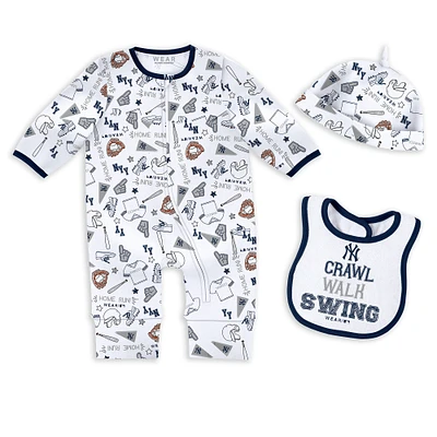 Newborn & Infant WEAR by Erin Andrews New York Yankees Sleep Play Set