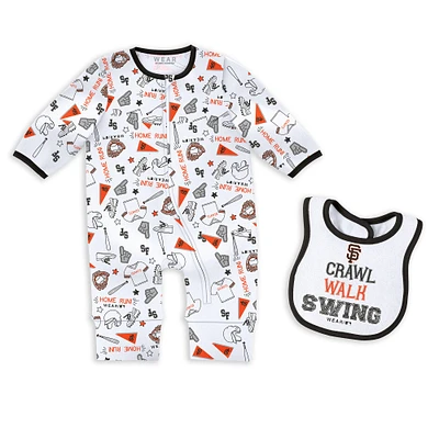 Newborn & Infant WEAR by Erin Andrews San Francisco Giants Sleep Play Set