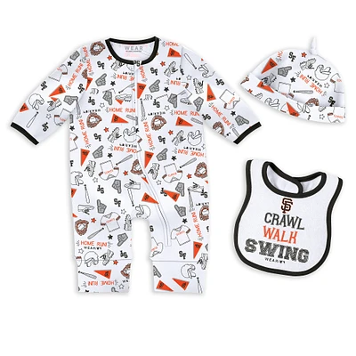 Newborn & Infant WEAR by Erin Andrews San Francisco Giants Sleep Play Set