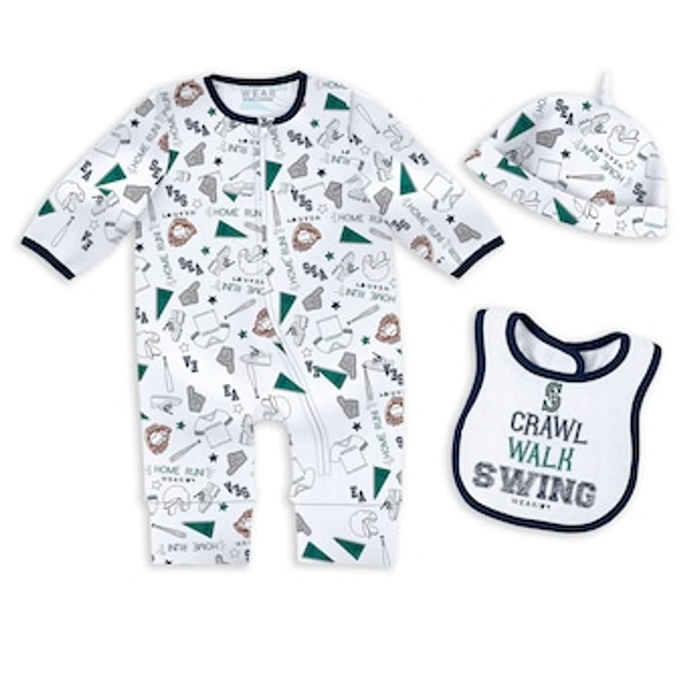 Newborn & Infant WEAR by Erin Andrews Seattle Mariners Sleep Play Set