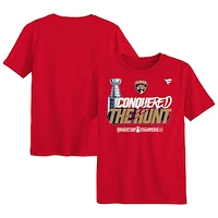 Preschool Fanatics  Red Florida Panthers 2024 Stanley Cup Champions Parade T-Shirt