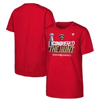 Youth Fanatics  Red Florida Panthers 2024 Stanley Cup Champions Parade T-Shirt