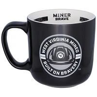 West Virginia Mountaineers Built on Bravery 15oz. Stripe Mug