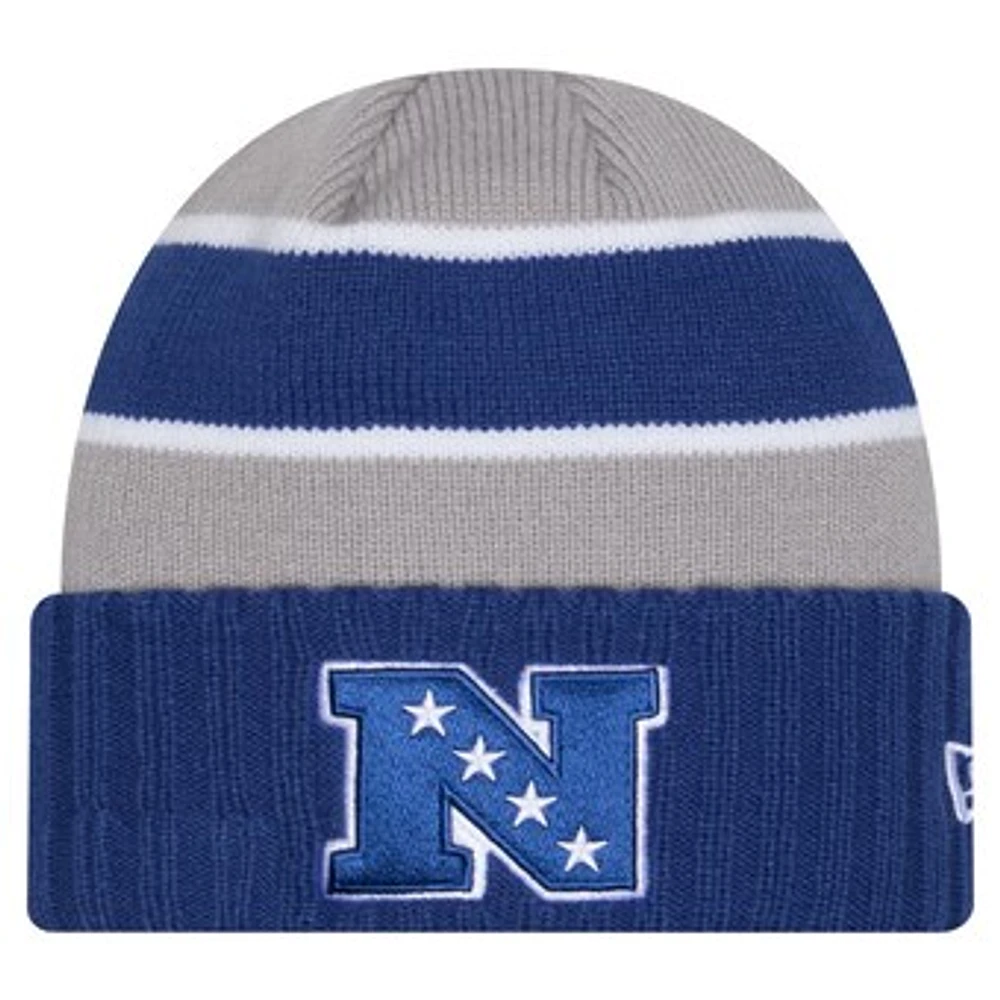 Men's New Era Blue NFC 2025 NFL Pro Bowl Cuffed Knit Hat