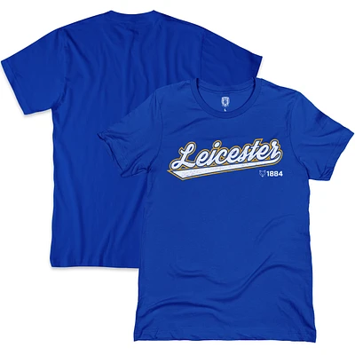 Men's 1863FC  Blue Leicester City Script T-Shirt