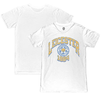Men's 1863FC  White Leicester City Retro Wordmark T-Shirt