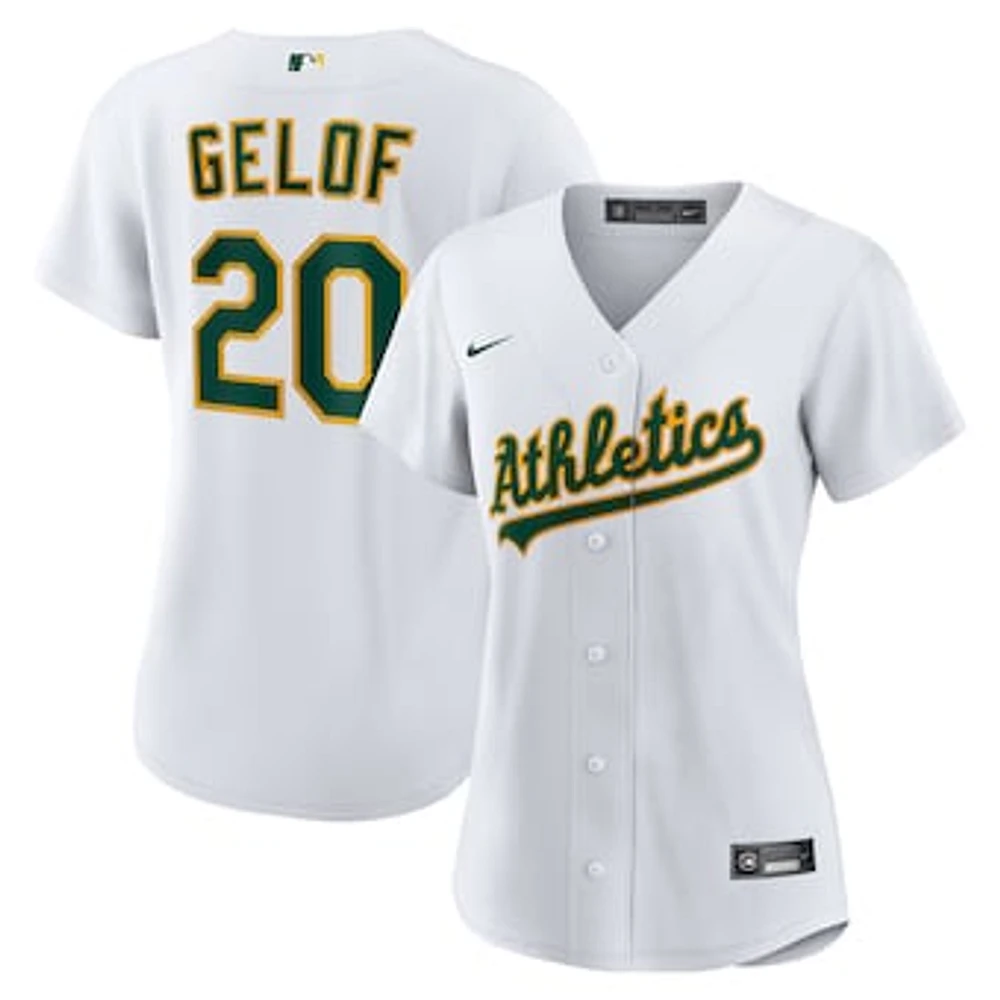 Women's Nike Zack Gelof White Athletics Home Replica Player Jersey