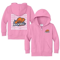 Toddler Chad & Jake Bucknell Bison Retro Full-Zip Hoodie Sweatshirt