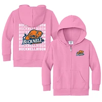 Toddler Chad & Jake Bucknell Bison Retro Full-Zip Hoodie Sweatshirt