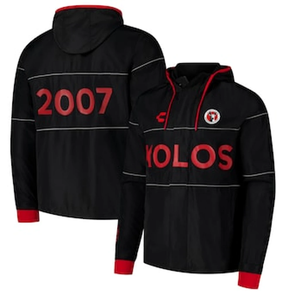 Men's Charly  Black Club Tijuana 2024/25 Outdoor Full-Zip Hoodie Jacket