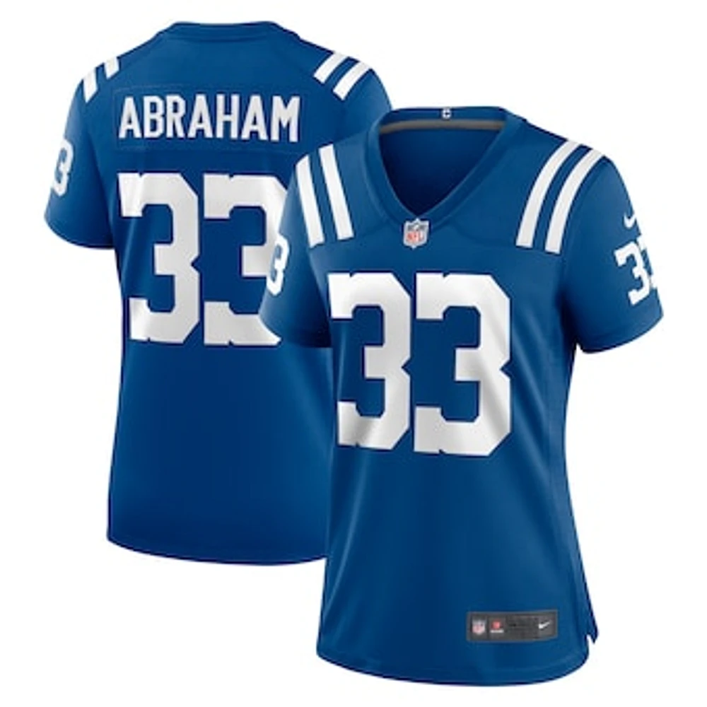 Women's Nike Micah Abraham  Royal Indianapolis Colts Game Jersey