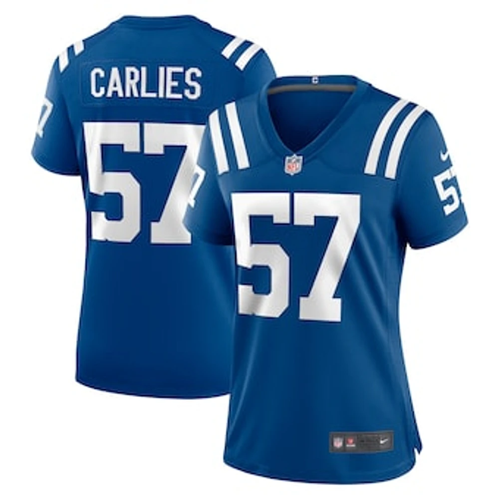 Women's Nike Jaylon Carlies  Royal Indianapolis Colts Game Jersey