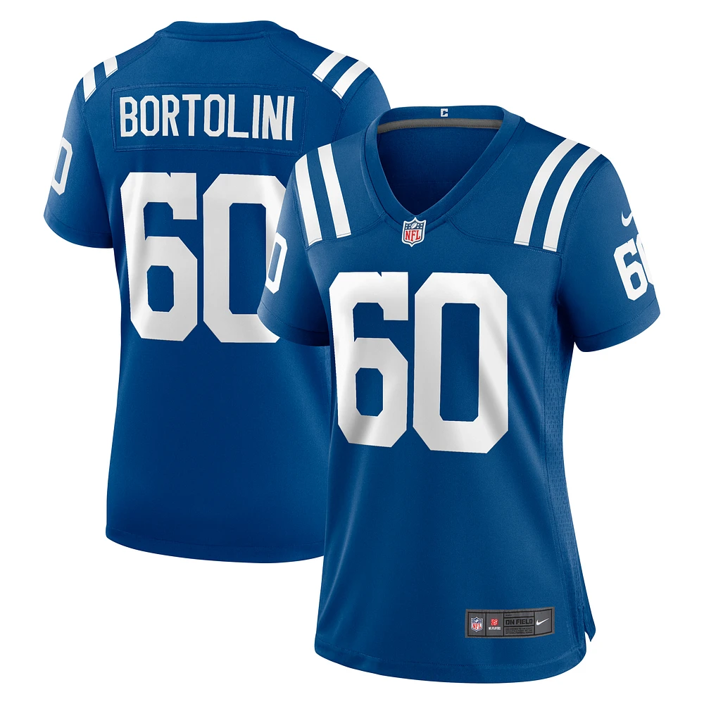 Women's Nike Tanor Bortolini  Royal Indianapolis Colts Game Jersey