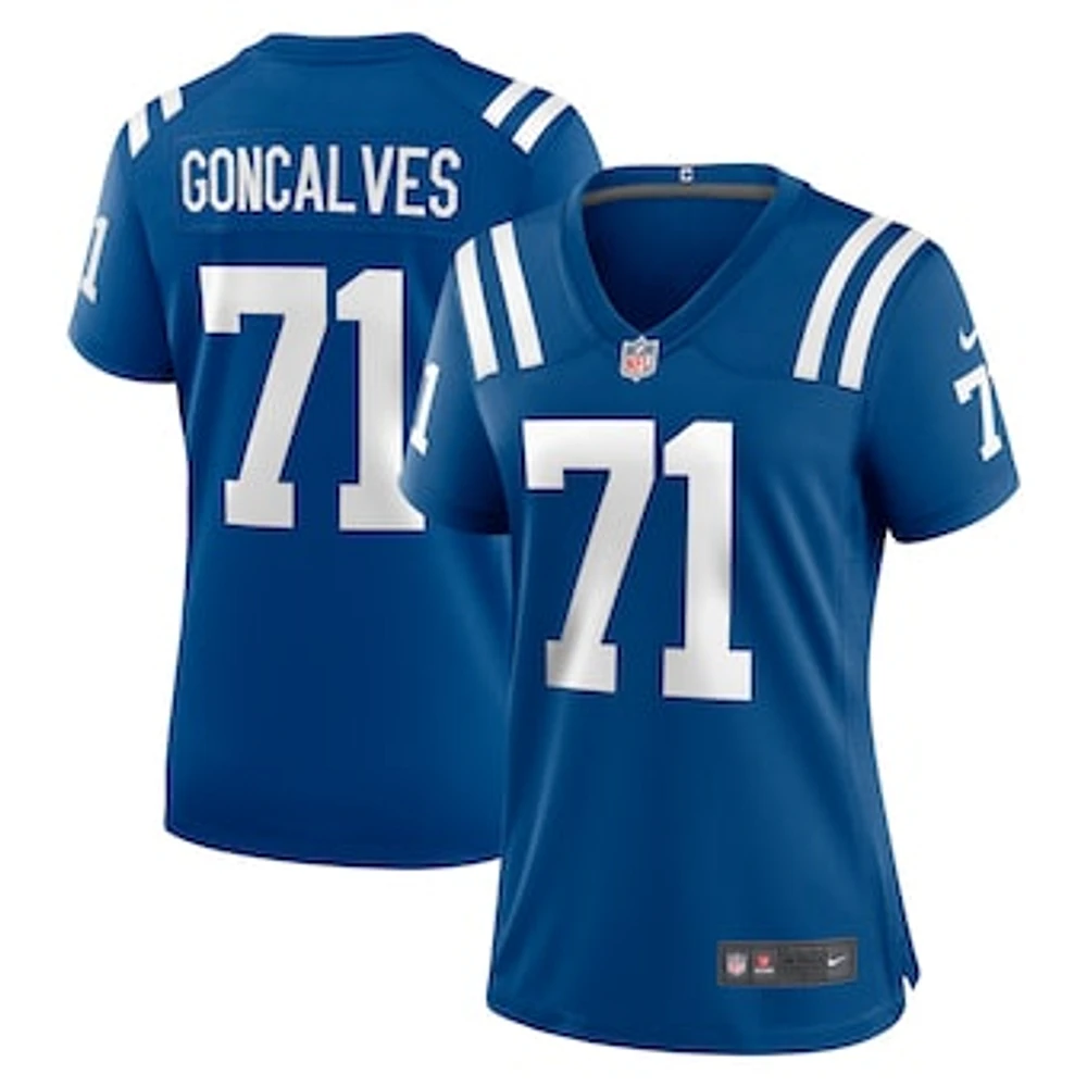 Women's Nike Matt Goncalves  Royal Indianapolis Colts Game Jersey