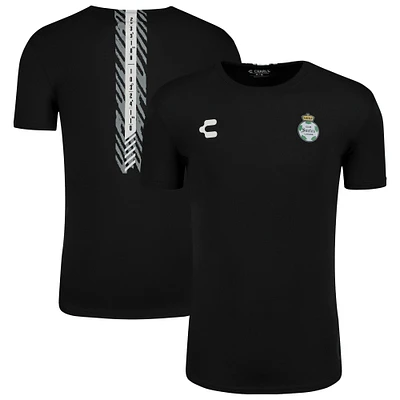Men's Charly  Black Santos Laguna 2024/25 T-Shirt