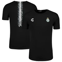 Men's Charly  Black Santos Laguna 2024/25 T-Shirt