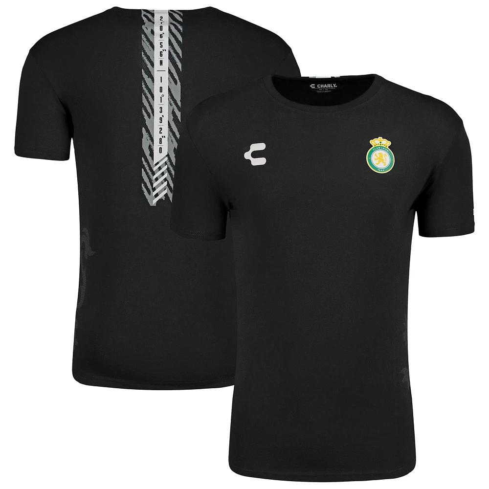 Men's Charly  Black Club Leon 2024/25 T-Shirt